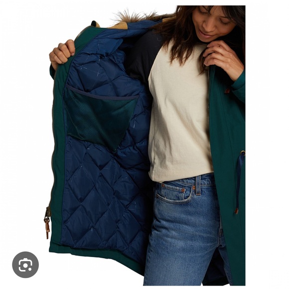 Burton Saxton Parka Coat, medium - Picture 8 of 11